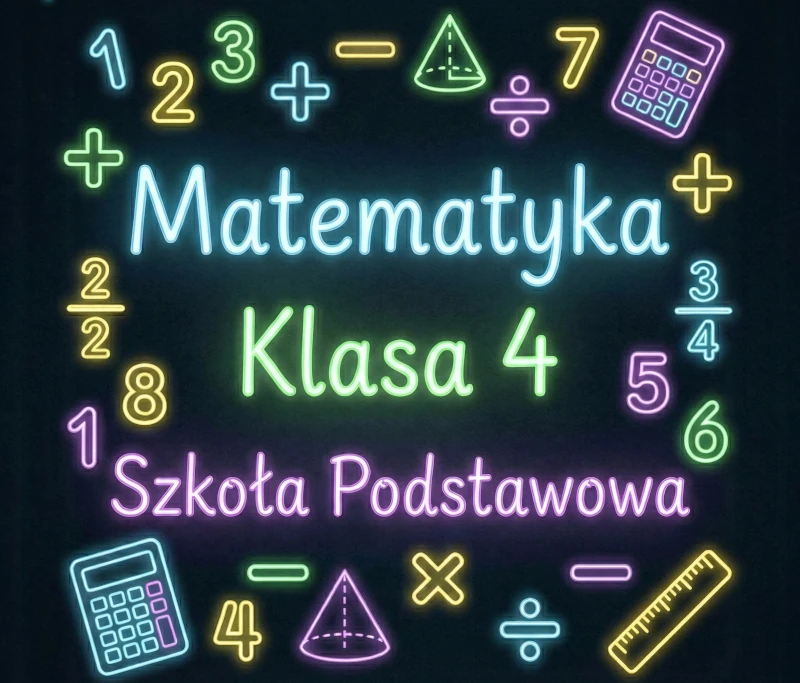 Matematyka - klasa 4 - szkoła podstawowa