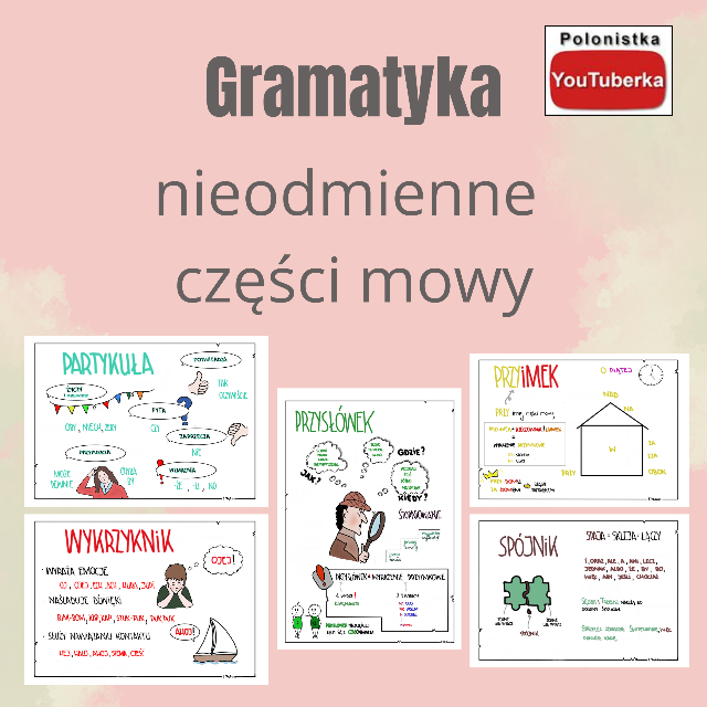 Gramatyka: nieodmienne części mowy